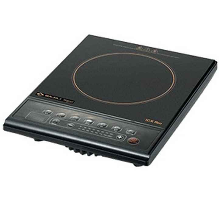Bajaj Majesty ICX Neo 1600W Induction Cooktop with Pan sensor and Voltage Pro Technology Black (740057 ICX NEO)